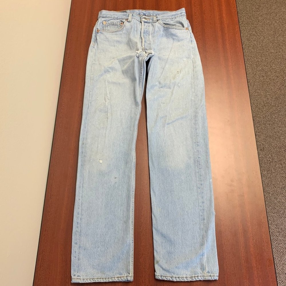 Men's Vintage 501 Levi's High Waisted USA Made - Picture 4 of 8
